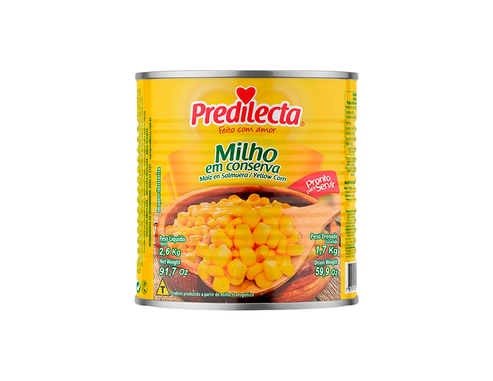 MILHO GRANDE PREDILECTA 1,7 KG (CX 6 LT)